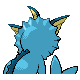 Vaporeon, Back, in HeartGold & SoulSilver