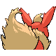 Flareon, Back, in HeartGold & SoulSilver