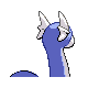 Dratini, Back, in HeartGold & SoulSilver