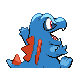 Totodile, Back, in HeartGold & SoulSilver