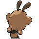 Sentret, Back, in HeartGold & SoulSilver