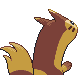 Furret, Back, in HeartGold & SoulSilver