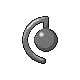 Unown D, Back, in HeartGold & SoulSilver