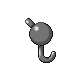 Unown J, Back, in HeartGold & SoulSilver