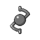 Unown S, Back, in HeartGold & SoulSilver