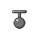 Unown T, Back, in HeartGold & SoulSilver