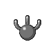 Unown W, Back, in HeartGold & SoulSilver