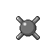 Unown X, Back, in HeartGold & SoulSilver