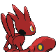 Scizor, Back, in HeartGold & SoulSilver