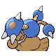 Hitmontop, Back, in HeartGold & SoulSilver