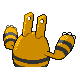 Elekid, Back, in HeartGold & SoulSilver