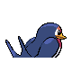 Taillow, Back, in HeartGold & SoulSilver