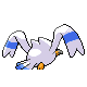 Wingull, Back, in HeartGold & SoulSilver