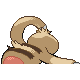 Slakoth, Back, in HeartGold & SoulSilver