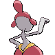Medicham, Back, in HeartGold & SoulSilver