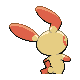 Plusle, Back, in HeartGold & SoulSilver