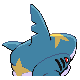 Sharpedo, Back, in HeartGold & SoulSilver
