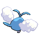 Swablu, Back, in HeartGold & SoulSilver