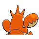 Corphish, Back, in HeartGold & SoulSilver