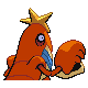 Crawdaunt, Back, in HeartGold & SoulSilver