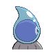 Castform Rainy Form, Back, in HeartGold & SoulSilver