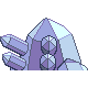 Regice, Back, in HeartGold & SoulSilver