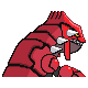 Groudon, Back, in HeartGold & SoulSilver