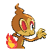 Chimchar, Back, in HeartGold & SoulSilver