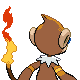 Monferno, Back, in HeartGold & SoulSilver
