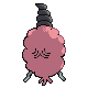 Burmy Trash Cloak, Back, in HeartGold & SoulSilver