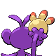 Ambipom, Back, in HeartGold & SoulSilver
