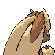 Lopunny, Back, in HeartGold & SoulSilver