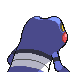 Croagunk, Back, in HeartGold & SoulSilver
