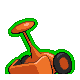 Rotom Mow, Back, in HeartGold & SoulSilver
