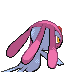 Mesprit, Back, in HeartGold & SoulSilver
