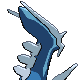 Dialga, Back, in HeartGold & SoulSilver