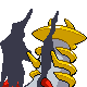 Giratina Altered Forme, Back, in HeartGold & SoulSilver