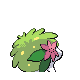 Shaymin Land Forme, Back, in HeartGold & SoulSilver