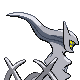 Arceus Steel, Back, in HeartGold & SoulSilver