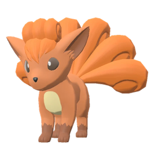 Vulpix, Front, in Legends: Arceus
