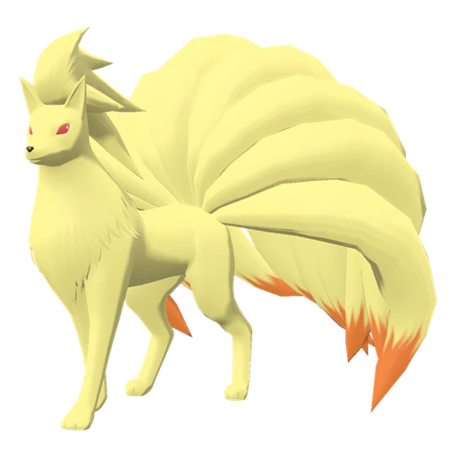 Ninetales, Front, in Legends: Arceus
