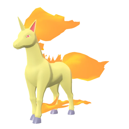 Rapidash, Front, in Legends: Arceus