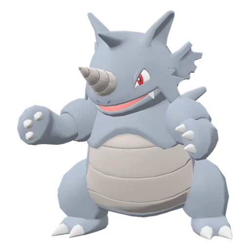 Rhydon, Front, in Legends: Arceus