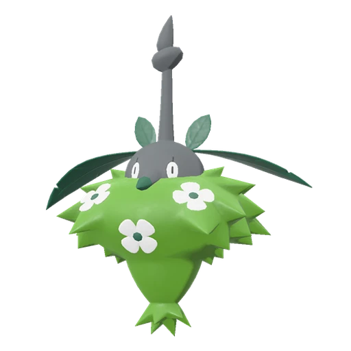 Wormadam Plant Cloak, Front, in Legends: Arceus