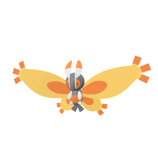 Mothim, Front, in Legends: Arceus