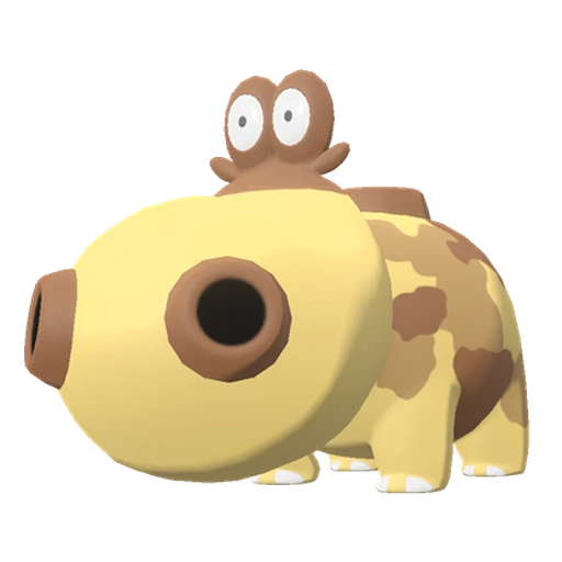 Hippopotas, Front, in Legends: Arceus