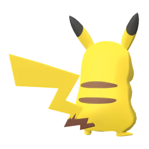 Pikachu, Back, in Legends: Arceus
