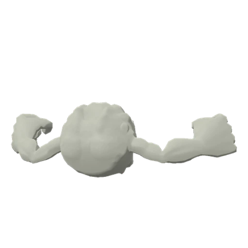 Geodude, Back, in Legends: Arceus