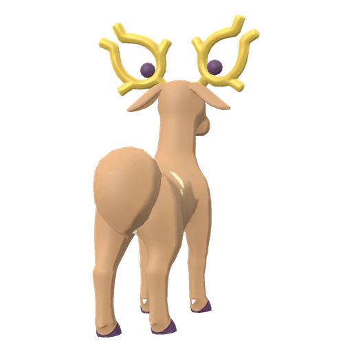 Stantler, Back, in Legends: Arceus