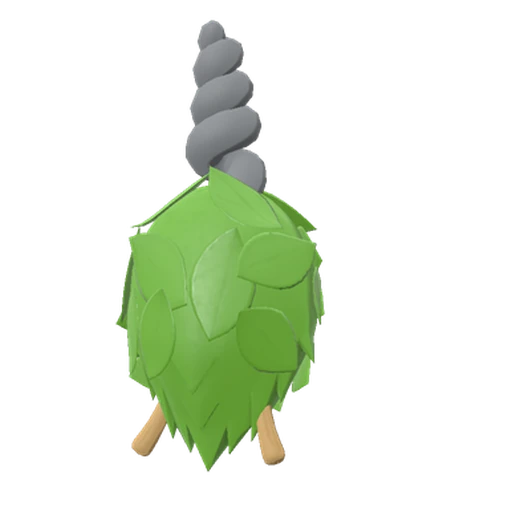 Burmy Plant Cloak, Back, in Legends: Arceus